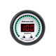 Autometer 52.4mm White Switchable 0-1600 PSI/0-110 BAR Fluid Pressure Phantom Elite Digital Gauge - Burkken Auto Parts