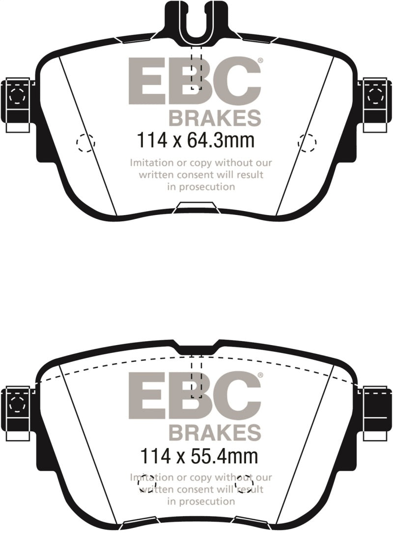 EBC 2017+ Mercedes-Benz E300 (W213) Greenstuff Rear Brake Pads - Burkken Auto Parts