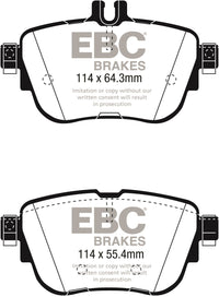 EBC 2017+ Mercedes-Benz E300 (W213) Greenstuff Rear Brake Pads - Burkken Auto Parts