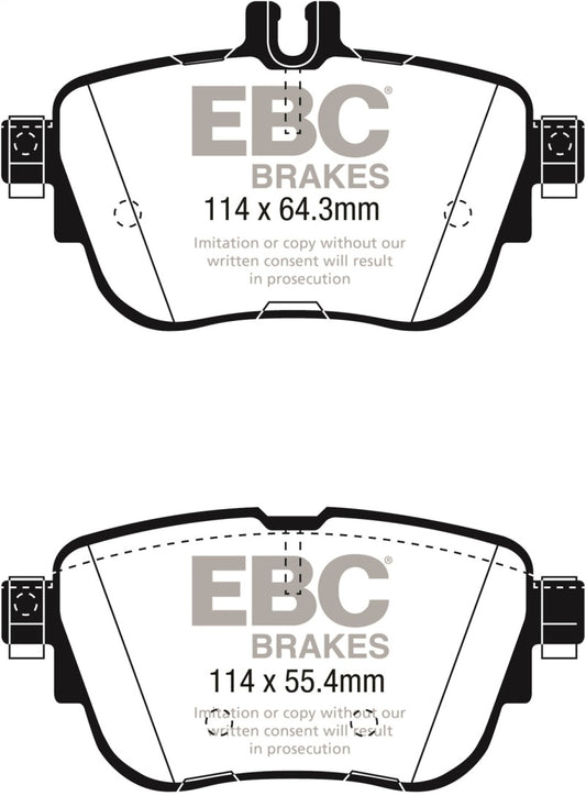 EBC 2017+ Mercedes-Benz E300 (W213) Greenstuff Rear Brake Pads - Burkken Auto Parts