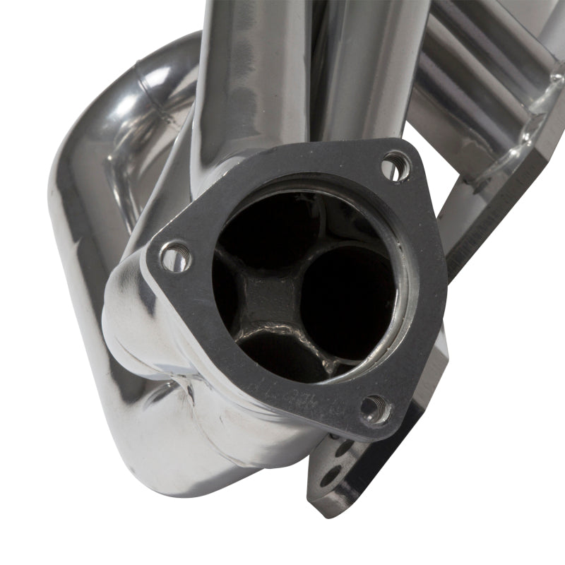 BBK 96-98 GM Truck SUV 5.0 5.7 Shorty Tuned Length Exhaust Headers - 1-5/8 Silver Ceramic - Burkken Auto Parts