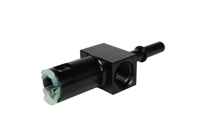 Aeromotive 5/16in Quick Connect with AN-06 port and 1/8in gauge port - Burkken Auto Parts