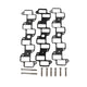 BBK 86-95 Mustang 5.0 Phenolic Manifold Spacer Kit TFS Track Street Heat 3/8 - Burkken Auto Parts