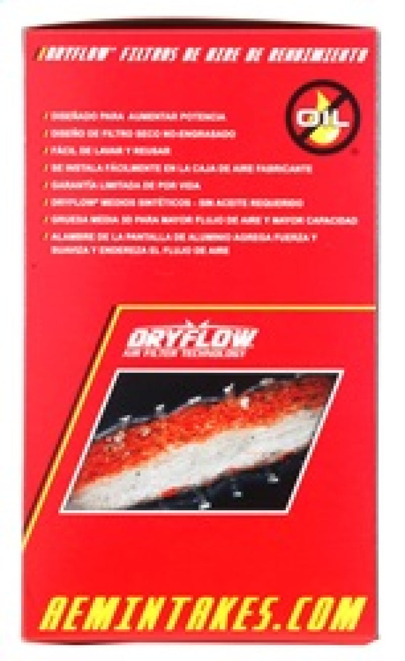 AEM 3.25 in DRY Flow Short Neck 9 in Element Filter - Burkken Auto Parts