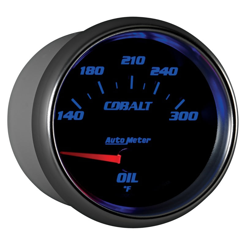 Autometer Cobalt 66.7mm 140-300 Degree F Electric Oil Temperature Gauge - Burkken Auto Parts
