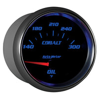 Autometer Cobalt 66.7mm 140-300 Degree F Electric Oil Temperature Gauge - Burkken Auto Parts