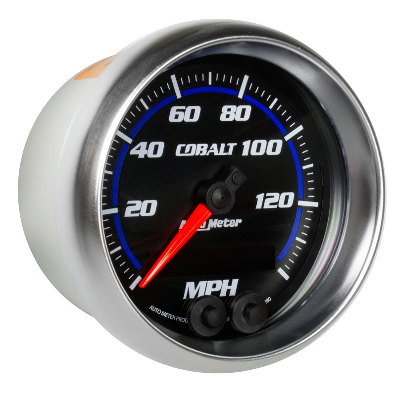 Autometer Cobalt 3-3/8in 0-140MPH In-Dash Electronic GPS Programmable Speedometer - Burkken Auto Parts