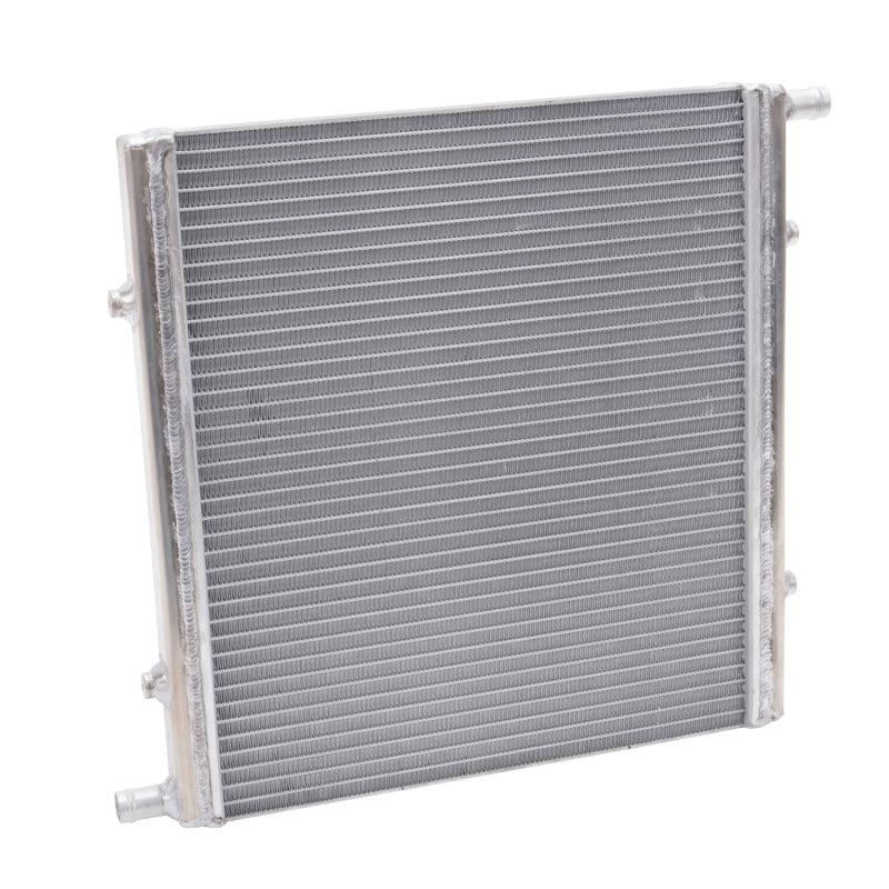 Edelbrock Heat Exchanger Single Pass Single Row 22 000 Btu/Hr 16In W X 16In H X 1 5In D Silver - Burkken Auto Parts