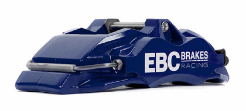 EBC Racing 17-22 Honda Civic Type-R (FK8) Blue Apollo-6 Front Left Caliper - Burkken Auto Parts