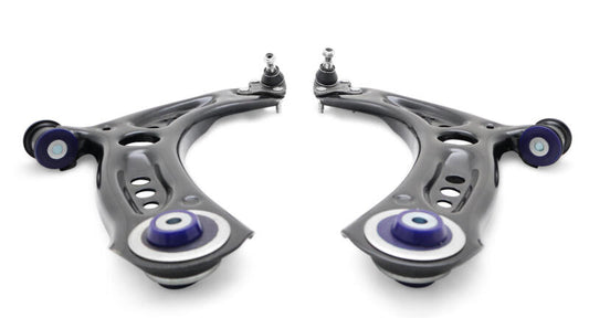 SuperPro 2015 Volkswagen Golf Rear Base Front Control Arm Lower Assembly Kit (Add. Positive Caster)