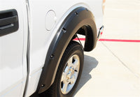 Lund 09-14 Ford F-150 (Excl Raptor) RX-Rivet Style Smooth Elite Series Fender Flares - Black (4 Pc.) - Burkken Auto Parts