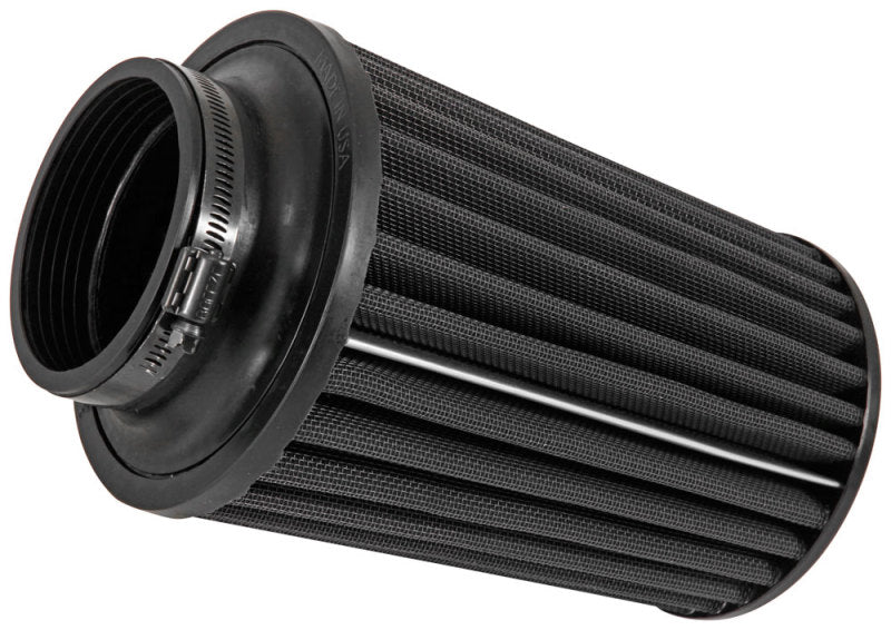 K&N Universal Round Clamp-On Air Filter 3.5in ID 9.5in Height 6in Base OD 5.25 Top OD - Burkken Auto Parts