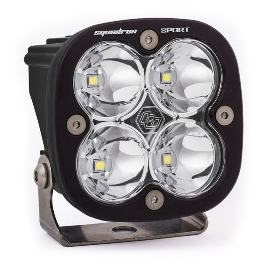 Baja Designs Squadron Sport Work/Scene Pattern Black LED Light Pod - Clear - Burkken Auto Parts