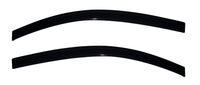 AVS 11-17 Fiat 500 Ventvisor Outside Mount Window Deflectors 2pc - Smoke - Burkken Auto Parts