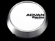 Advan 63mm Middle Centercap - White/Silver Alumite - Burkken Auto Parts