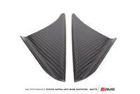 AMS Performance 2020+ Toyota GR Supra Anti-Wind Buffeting Kit - Matte Carbon - Burkken Auto Parts