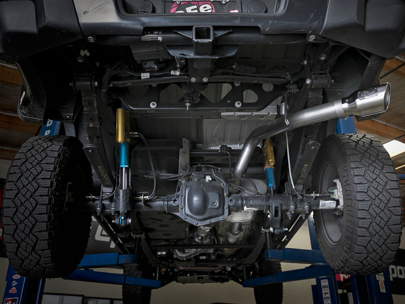 aFe MACH Force-Xp 3.0in 304 SS Cat-Back Exhaust w/ Polished Tip 17-18 GM Colorado/Canyon - Burkken Auto Parts