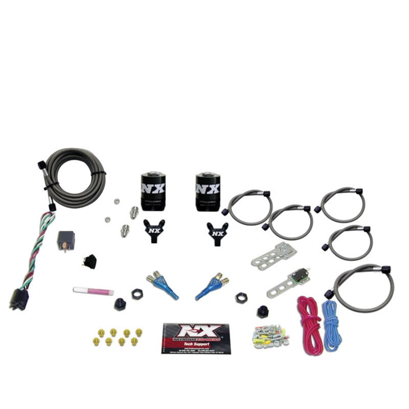 Nitrous Express GM EFI Dual Nozzle Nitrous Kit (100-300HP) w/o Bottle - Burkken Auto Parts