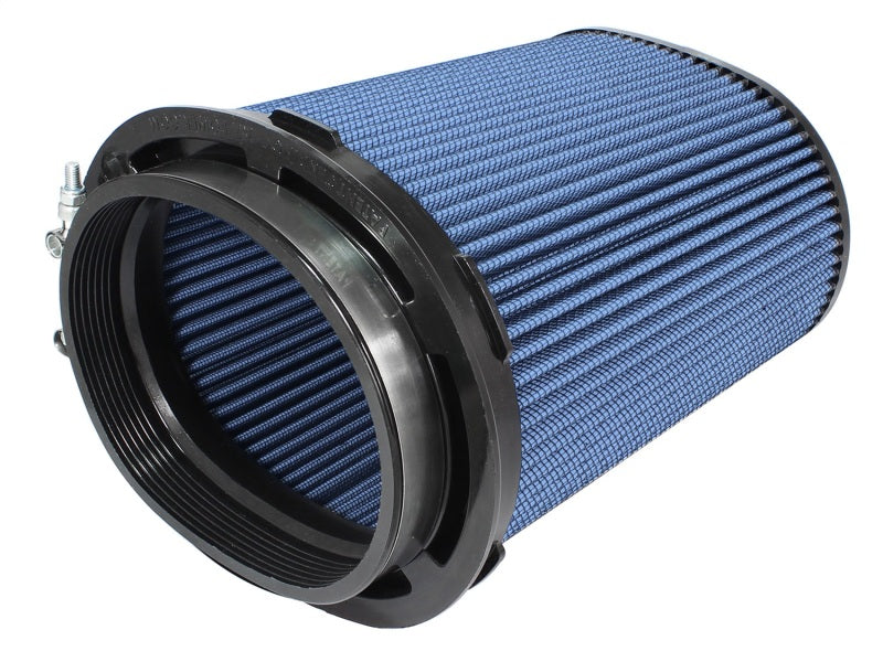 aFe MagnumFLOW Air Filter Pro 5 R 6.75inX4.75in F x 8.25inX6.25in B (INV) x 7.25X5in T (INV) x 9in - Burkken Auto Parts
