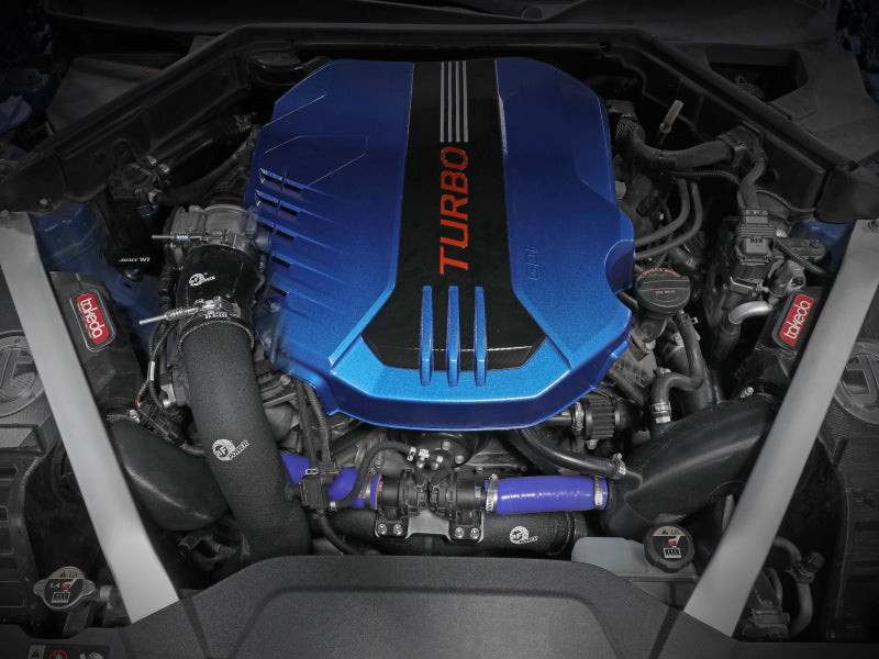 aFe Kia Stinger 18-22 V6-3.3L (tt) BladeRunner Cold Charge Pipe- Black - Burkken Auto Parts
