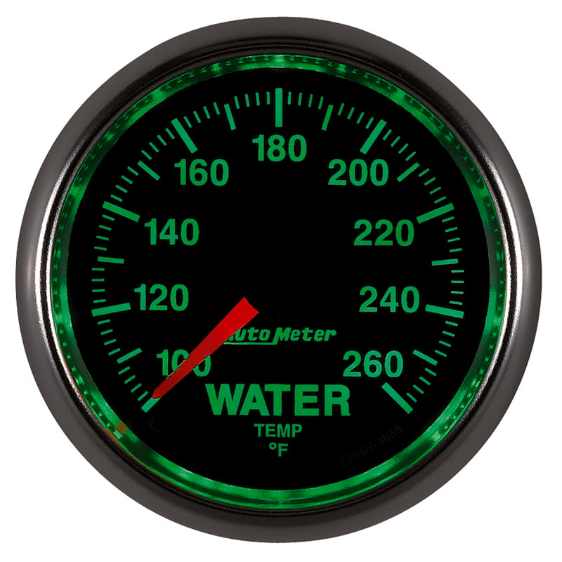 Autometer GS 100-260 degree Electronic Water Temperature Gauge - Burkken Auto Parts