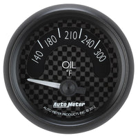 Autometer GT Series 52mm Short Sweep Electronic 140-300 Deg F Oil Temperature - Burkken Auto Parts