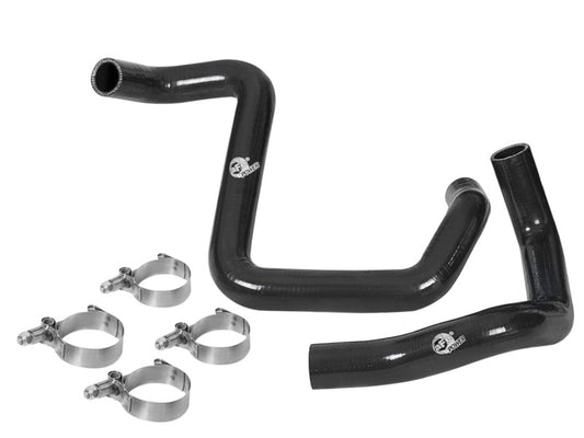 aFe BladeRunner Silicone Radiator Hose Kit 12-18 Jeep Wrangler (JK) V6 3.6L - Black - Burkken Auto Parts