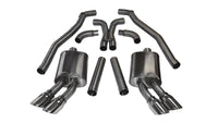 Corsa 2012-2015 Chevrolet Camaro Coupe ZL1 6.2L V8 Polished Sport Cat-Back + XO Exhaust - Burkken Auto Parts