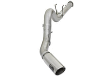 aFe ATLAS 5in DPF-Back Alum Steel Exhaust System w/Polished Tip 2017 Ford Diesel Trucks V8-6.7L (td) - Burkken Auto Parts