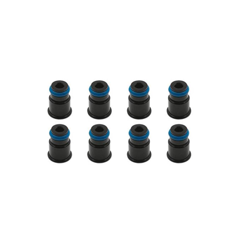BLOX Racing 14mm Adapter Top (1/2in) w/Viton O-Ring & Retaining Clip (Set of 8) - Burkken Auto Parts