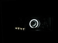 ANZO 1994-2001 Dodge Ram Projector Headlights w/ Halo Black - Burkken Auto Parts