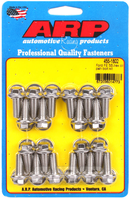 ARP Ford FE SS Hex Oil Pan Bolt Kit - Burkken Auto Parts