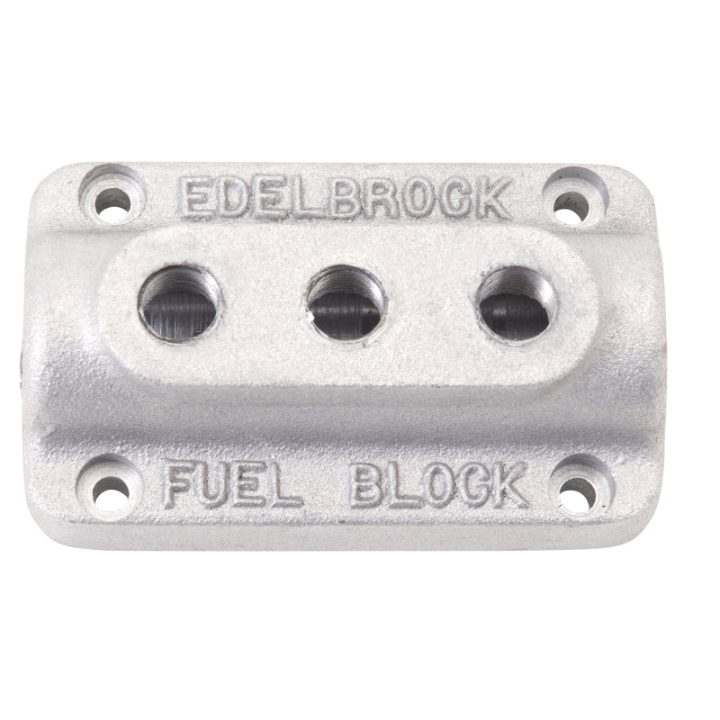 Edelbrock Fuel Block Triple As Cast - Burkken Auto Parts