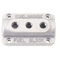Edelbrock Fuel Block Triple As Cast - Burkken Auto Parts