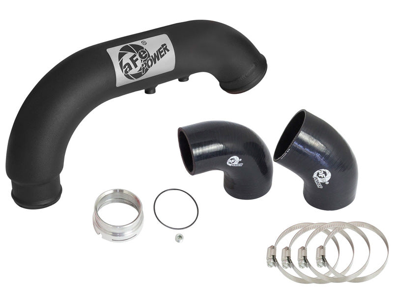 aFe BladeRunner 3in Black IC Tube Cold Side w/ Coupling & Clamp Kit 2016 GM Colorado/Canyon 2.8L - Burkken Auto Parts