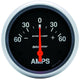 Autometer 2-5/8in Electric 60-0-60 Amps Ammeter - Burkken Auto Parts