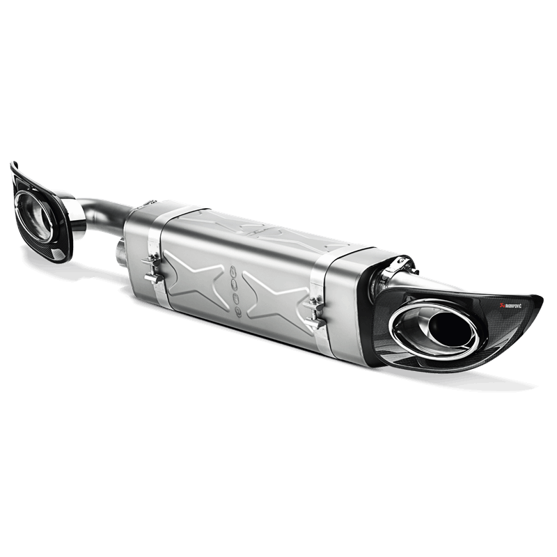 Akrapovic 10-13 Porsche 911 Turbo / Turbo S (997 FL) Slip-On Line (Titanium) w/ Titanium Tips - Burkken Auto Parts