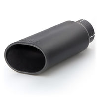Banks Power Tailpipe Tip Kit - SS Obround Slash Cut - Black - 3.5in Tube - 4.38in X 5.25in X 13.38in - Burkken Auto Parts