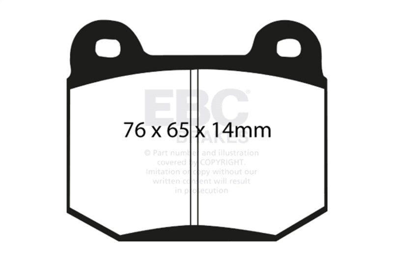 EBC 99-03 Mitsubishi Lancer Evolution 2.0 Turbo Redstuff Rear Brake Pads - Burkken Auto Parts
