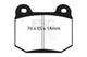 EBC 99-03 Mitsubishi Lancer Evolution 2.0 Turbo Redstuff Rear Brake Pads - Burkken Auto Parts