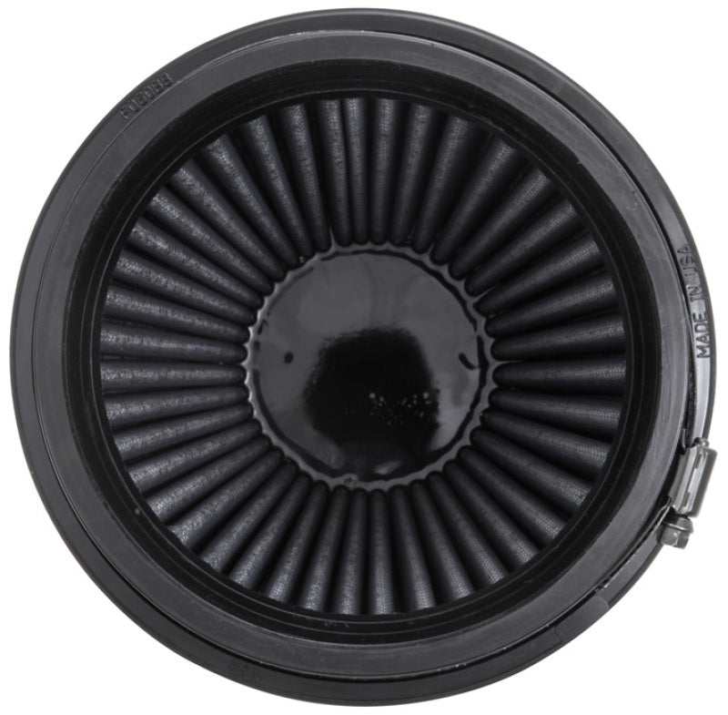 K&N Universal Rubber Filter Round Tapered 6in Flange ID x 7.5in Base OD x 5.25in Top OD x 6in Height - Burkken Auto Parts