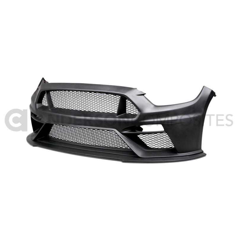 Anderson Composites 15-17 Ford Mustang Type-TT Front Bumper Fiberglass - Burkken Auto Parts