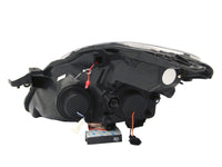 ANZO 2008-2009 Nissan Altima (2 Door ONLY) Projector Headlights w/ Halo Black (CCFL) - Burkken Auto Parts