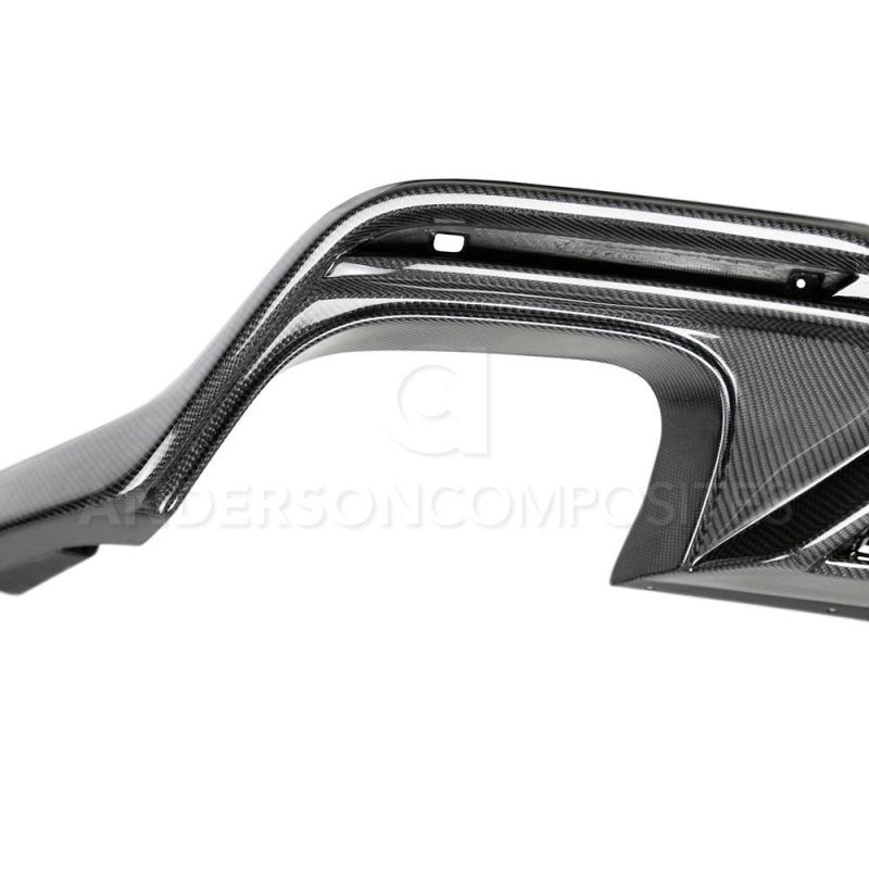 Anderson Composites 2020 Ford Mustang/Shelby GT500 Carbon Fiber Rear Diffuser - Burkken Auto Parts