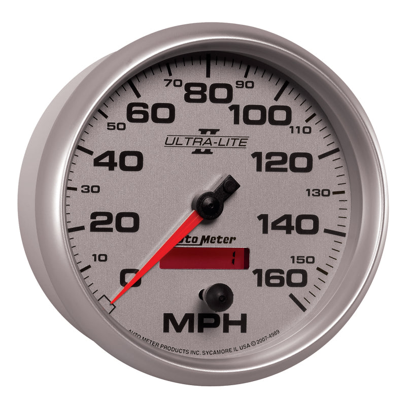 Autometer Ultra-Lite II 5 Inch 160 MPH FSE Programmable Speedometer - Burkken Auto Parts