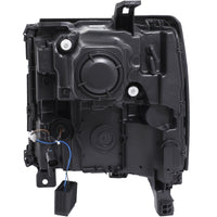 ANZO 16-17 Chevy Silverado 1500 Prjctr. Headlight Plank Styl. w/Amber (Only Work w/HID Equip. Truck) - Burkken Auto Parts