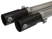 aFe Rebel Series CB 3in Middle Side Exit SS Exht w/ Black Tips 09-16 Chevy Silverado/GMC Sierra 1500 - Burkken Auto Parts