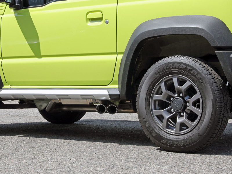 aFe 18-21 Suzuki Jimny Takeda 2-1/4in. 304 SS Cat-Back Exhaust w/ Blk Tip - Burkken Auto Parts
