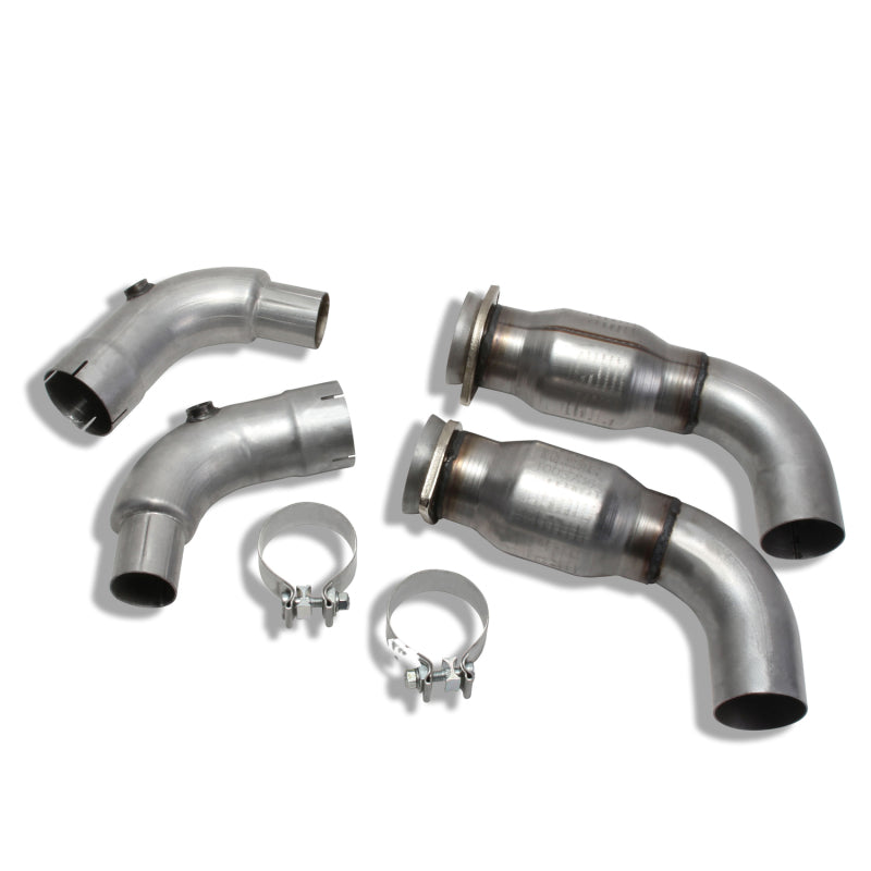 BBK 05-20 Dodge Challenger/Charger 6.1/6.2/6.4L Hemi 3in Catted High Flow Mid Pipe - Burkken Auto Parts