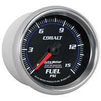 Autometer Cobalt 2-5/8in  Mechanical Fuel Pressure Gauge 0-15 PSI - Burkken Auto Parts